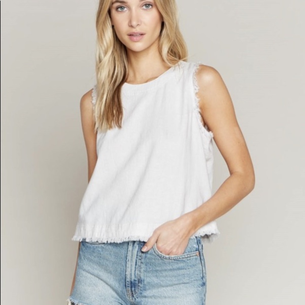 Thread and supply Verona tank, blue stripe